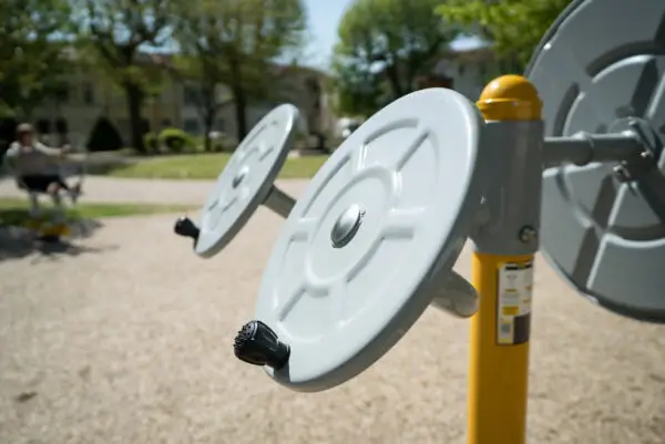 Roue tai Chi + Grande Roue - Appareil de Fitness Extérieur