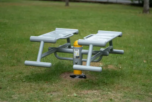 double banc abdo - appareil fitness extérieur