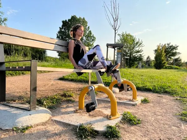 Pédales de Banc - Appareil de Fitness Extérieur - obrazek 2