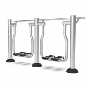 marcheur double - appareil de fitness en inox