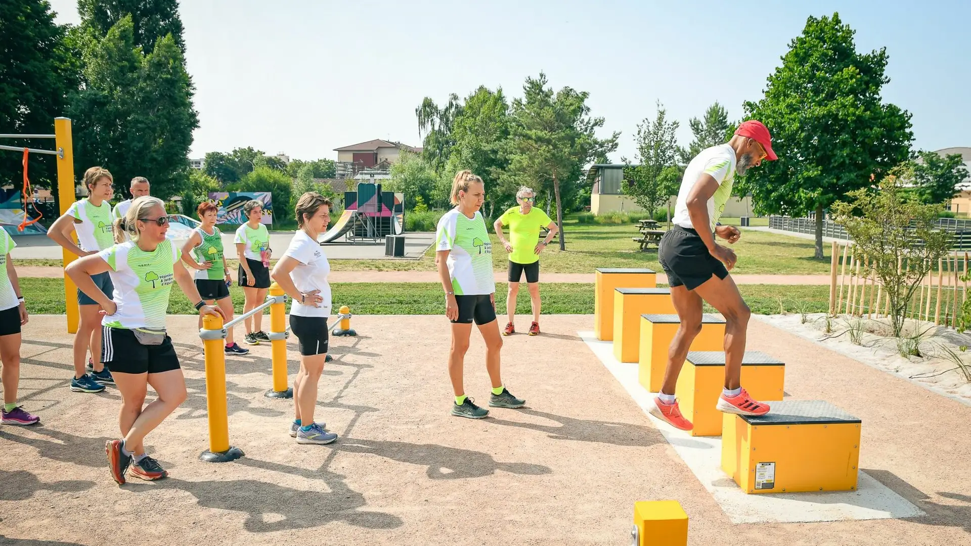 cours de fitness exterieur 