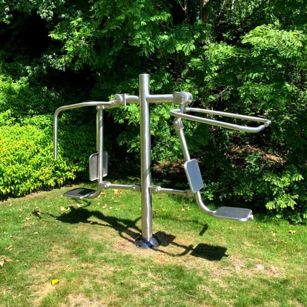 appareil de fitness inox push et pull herkules