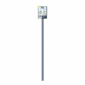 Petit Panneau – Mobilier Aire de Fitness Extérieur en acier galvanisé avec panneau A4, installé sur poteau vertical pour signalétique sportive.