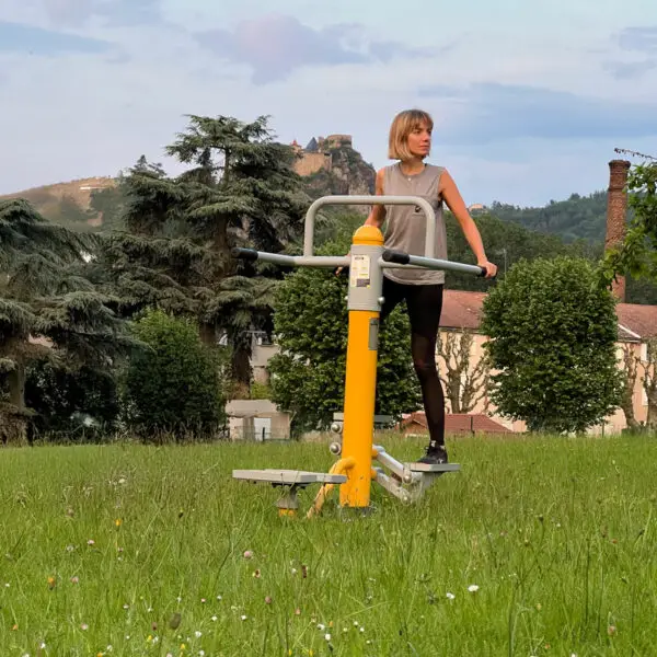 appareil de fitness extérieur twister et stepper herkules