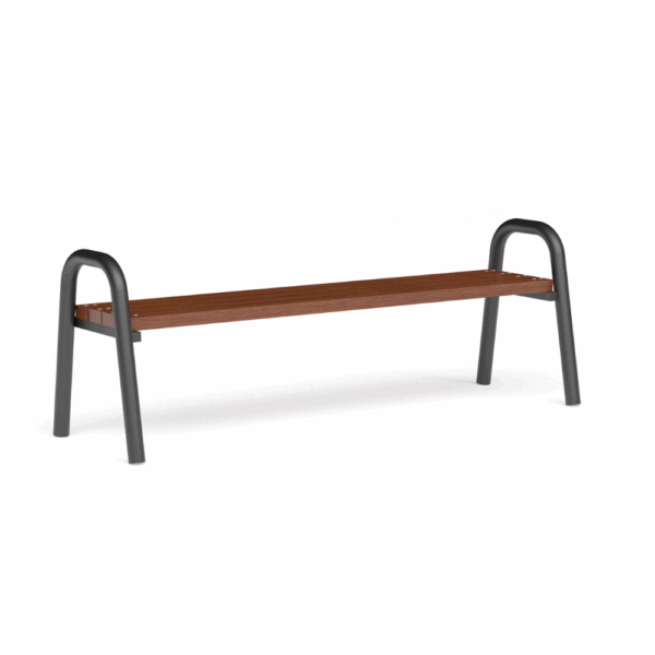 Banc sans dossier